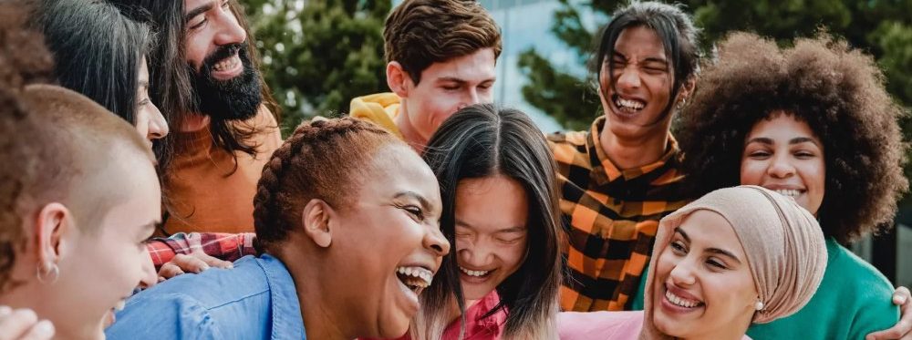 diverse group of people seeking caring group therapy
